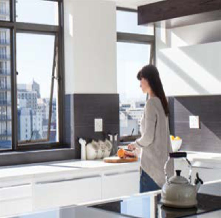 Kenzo by Swartland Top Hung Casement Windows - 4 Vents (P4TT