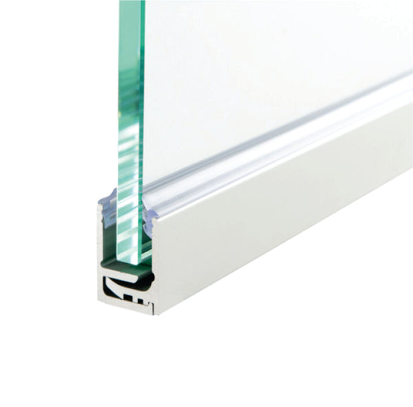 Two-Part U Channel for Glass Partitions - 5m