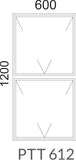 Kenzo by Swartland Top Hung Casement Windows - 2 Vents (PTT) <h5>Size Options From</h5>