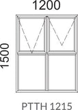 Kenzo by Swartland Top Hung Casement Windows - 2 Vents (PTT) <h5>Size Options From</h5>