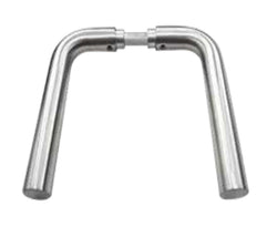 Glass Door Magnetic Patch And Lock Lever Handle