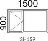 Kenzo Side Hung Windows (1 Vent) <h5>Size Options From</h5>